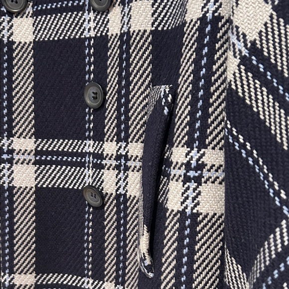 Talbots Navy and White Plaid Jacket - Picture 8 of 13